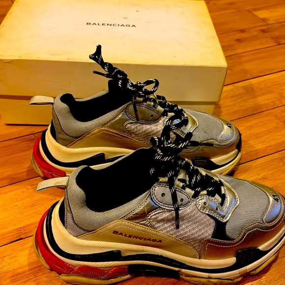 Balenciaga Fabric Mesh Triple S, Used - Picture 1 of 1